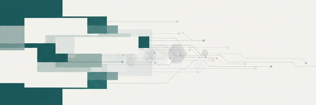 Geometric forms transitioning from opaque to transparent, revealing underlying structure